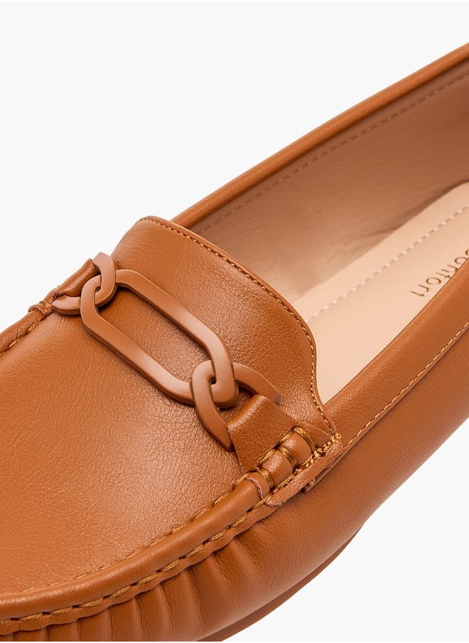 Le Confort Women Metal Accent Slip-On Loafers  - Image 4