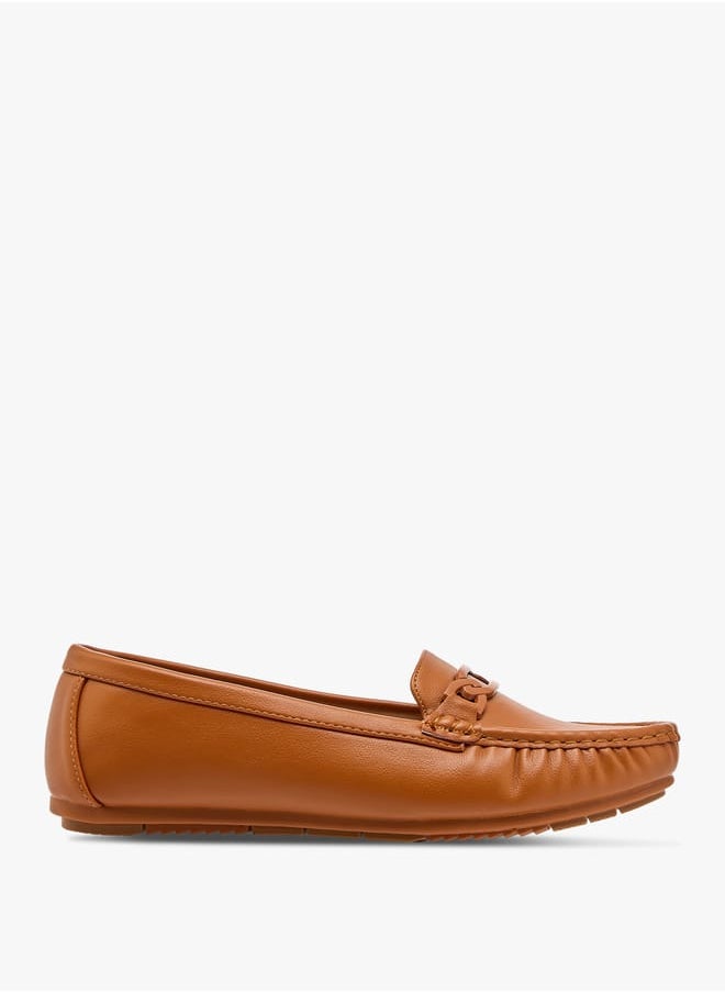 Le Confort Women Metal Accent Slip-On Loafers  - Image 3