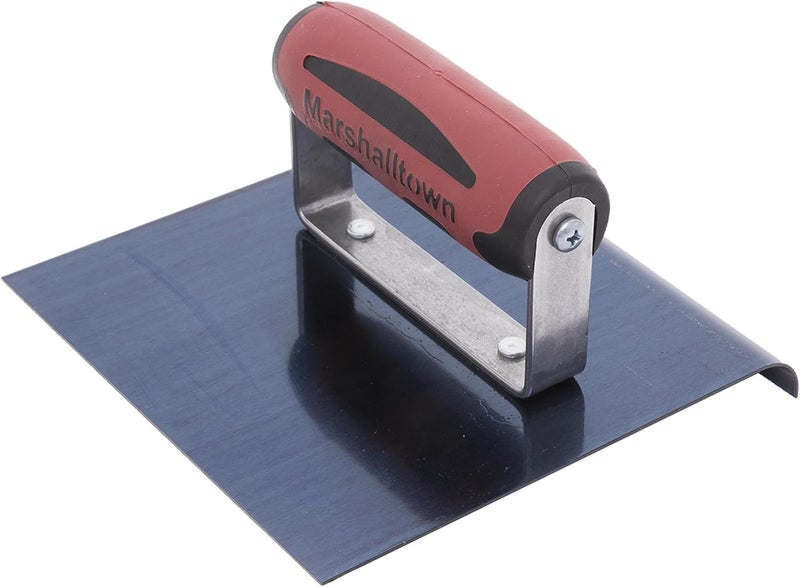 MARSHALLTOWN Straight Concrete Edger, 6 x 6 Blue Steel Blade, 5/8 Lip x 1/2 Radius, Made In The USA, 163BD - Image 4