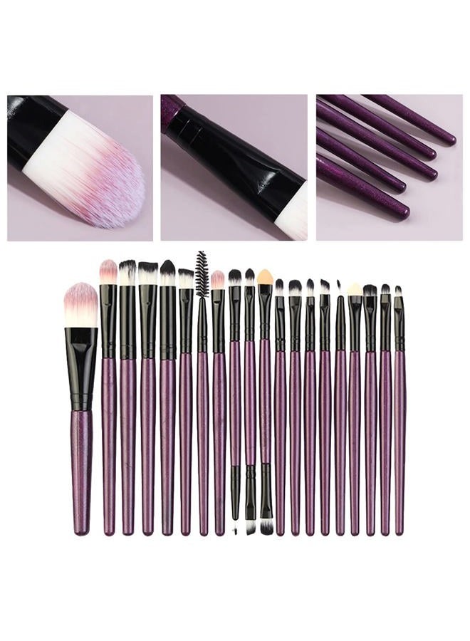 dancecola U/D Makeup Brushes 20pcs Proffesional Cosmetics for Face Makeup Brush Set Powder Concealer Eyeshadow Eyebrow Lip Brush Beauty Tools Makeup Brushes - Image 2