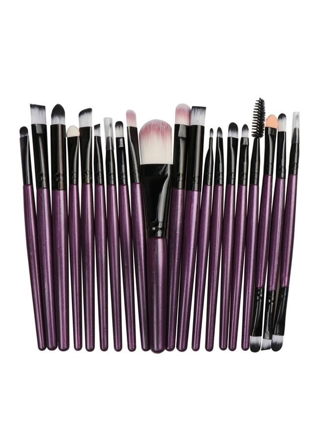 dancecola U/D Makeup Brushes 20pcs Proffesional Cosmetics for Face Makeup Brush Set Powder Concealer Eyeshadow Eyebrow Lip Brush Beauty Tools Makeup Brushes - Image 1