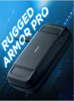 Spigen غطاء حقيبة حمل محمولة للسفر Rugged Armor Pro for Valve Steam Deck مع جيوب للملحقات وحقيبة تخزين الشاحن الأصلية - أسود  - Image 2