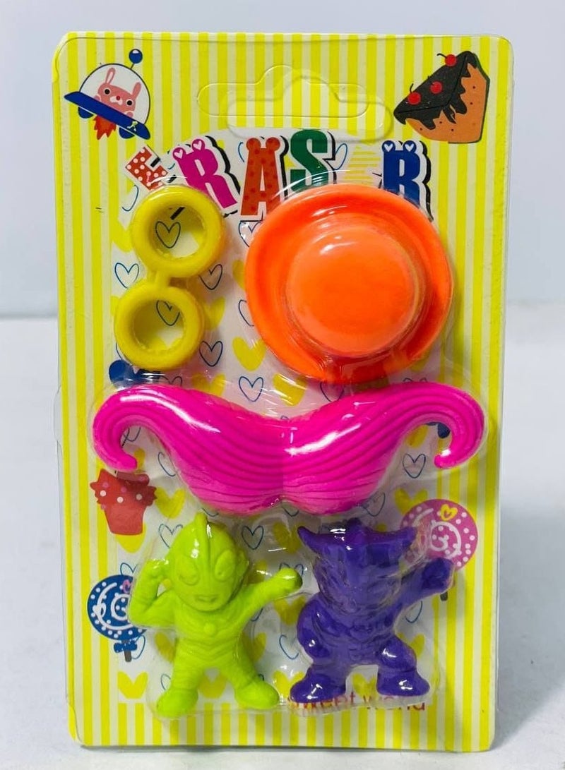 كارت استيكة أشكال مختلفة الكارت في 6 قطع مختلفة - Image 2