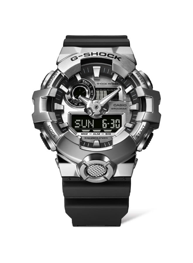 G-SHOCK Men's GM-700-1ADR Analog-Digital Watch with Metal Bezel - Image 1