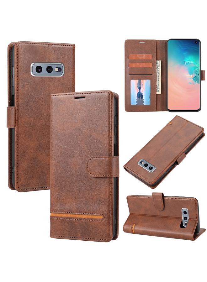S-TOP Case For Samsung Galaxy S10e Classic Wallet Flip Leather Phone Case - Image 1