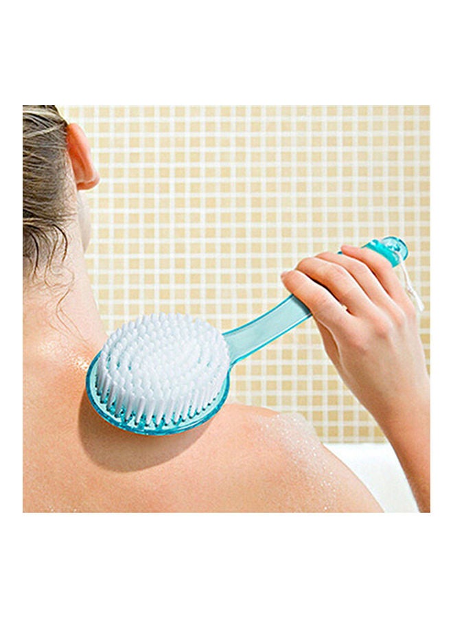 Loquat Long Handled Body Bath Shower Back Brush Scrubber Massager Skin Cleaning Tool Green 20*10*20cm - Image 5