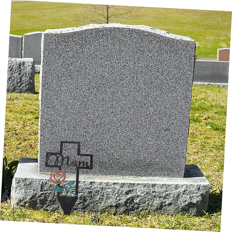 أوتاد تذكارية هومويويو للزينة المقبرة، سهل التركيب، زينة أرضية بموضوع أم وأب - Image 4