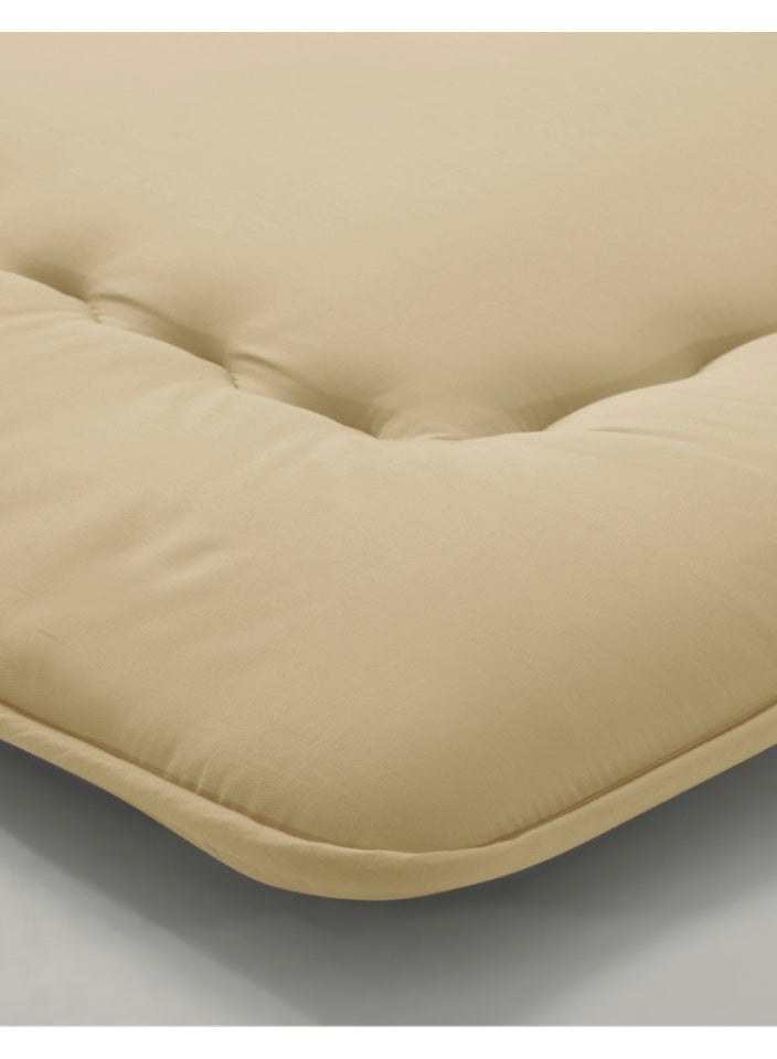 سمارت هوم مرتبة أرضية قابلة للطي بثلاث طبقات من البوليستر الناعم 100%  - 90x190 سم | مرتبه مريحة وخفيفة الوزن مثالية للنوم أو الإسترخاء - مطرحة الضيوف والسفر تأتي مع حقيبة متينة وفخمة - القماش الخارجي للمرتبة قطن 100% - Image 3