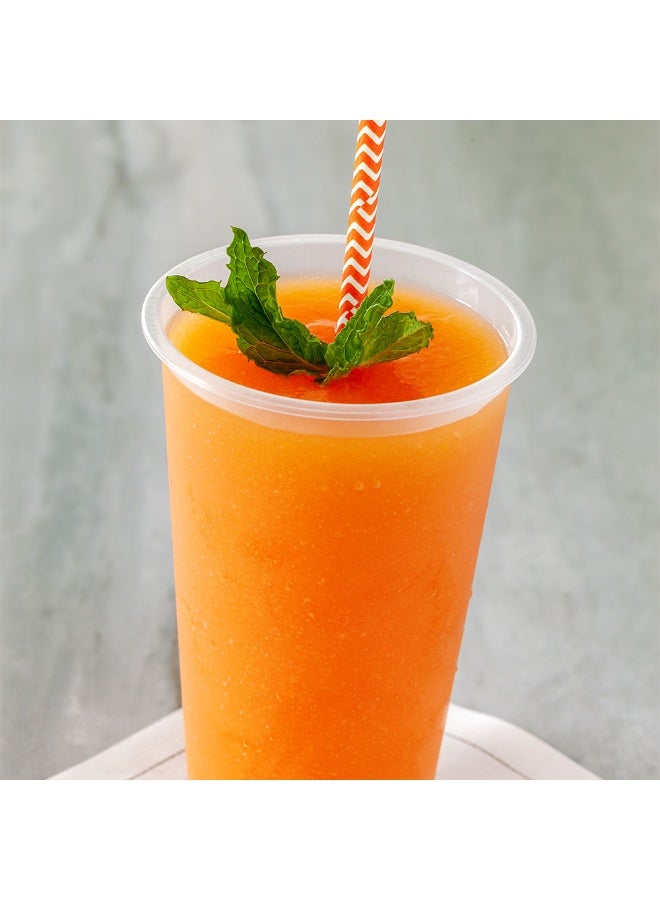 Restaurantware Bev Tek 16 Ounce Frosted Plastic Cups, 100 Disposable Drink Cups - Lids Sold Separately, Serve Hot or Cold Beverages, Clear Plastic Party Cups, For Stadiums or Weddings, - Image 3