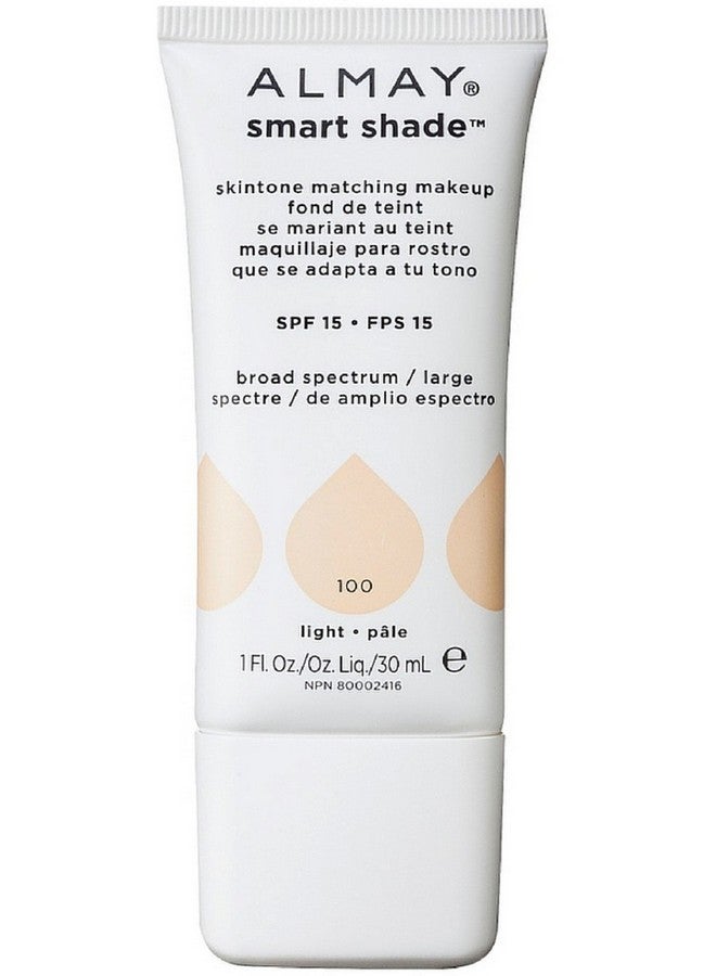 Almay Alm Ss Mkup 100 Skntn Lgh Size 1 Almay Smart Shade Skintone Matching Makeup Light 100 1Oz - Image 1