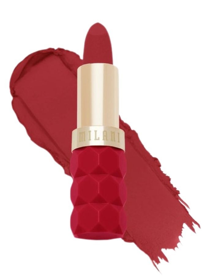 Milani Color Fetish Matte Lipstick - Shade  340 Poppy (4g) | Long-Lasting, Highly Pigmented, Bold Color | Lightweight, Velvet Matte Finish | Comfortable, Full-Coverage Lipstick - Image 1