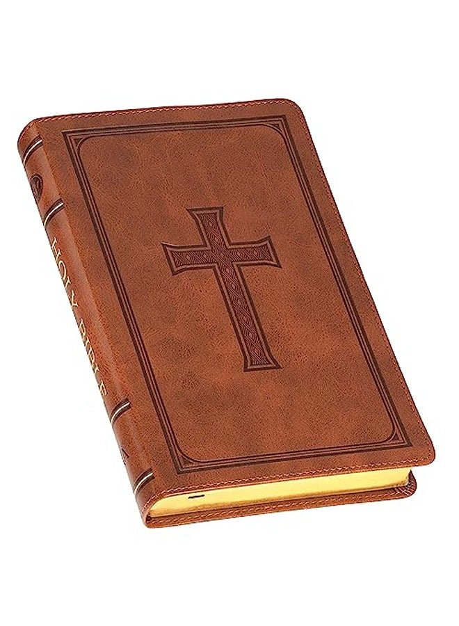 KJV Holy Bible, Standard Size Faux Leather Red Letter Edition Thumb Index, Ribbon Marker, King James