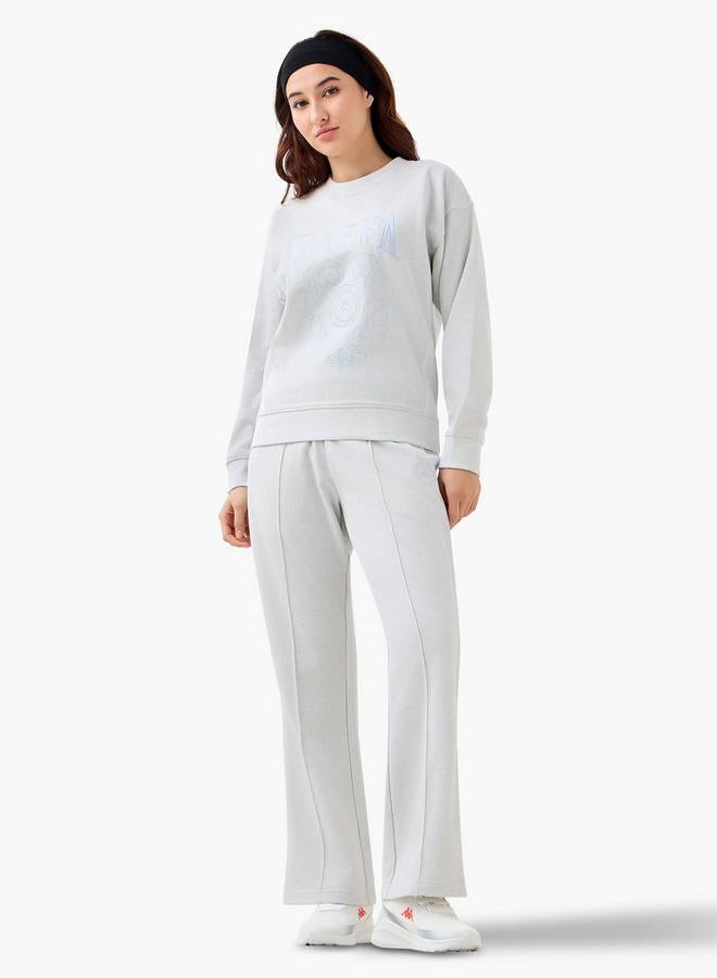 كابا بنطلون رياضي كابا مطرز بشعار بتصميم مريح - Image 2