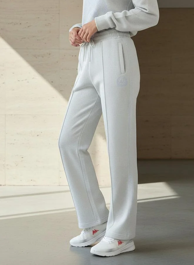 Kappa Kappa Logo Embroidered Relaxed Fit Track Pants