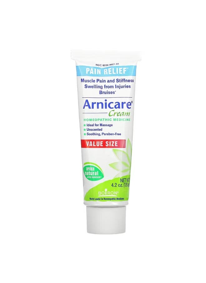 Boiron Arnicare Cream Pain Relief Unscented 4.2 oz 120 g  - Image 1