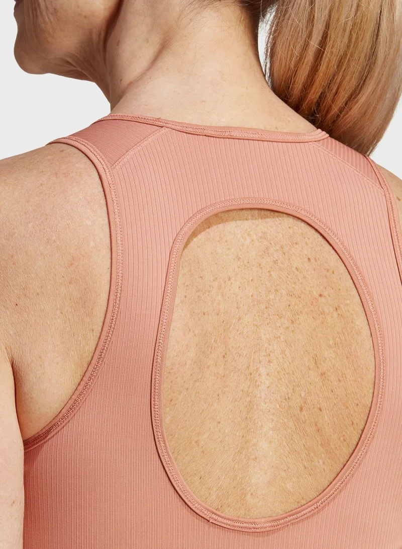 Adidas Training Exercise Snacking Ribbed Tank