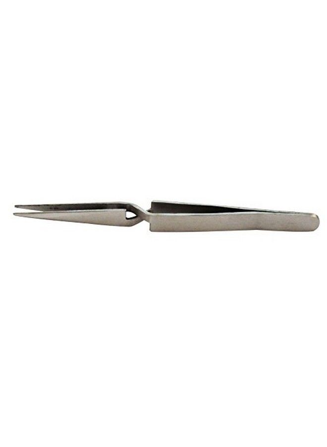 SE 41;2" StraightTipped Cross Locking Tweezers 508TW - Image 1