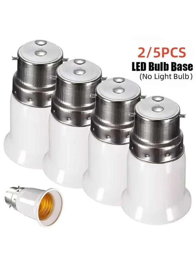 5pcs B22 to E27 Socket Adapter LED Bulb Base Converter Holder - Image 2