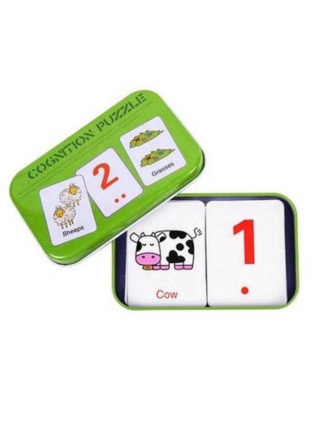 UKR UKR Educational Flash Cards Numbers – Learning Cards in Iron Box for Kids | Fun & Engaging Math Tool for Toddlers & Preschoolers | Number Learning Cards for Early Education & Skill Development - Image 1