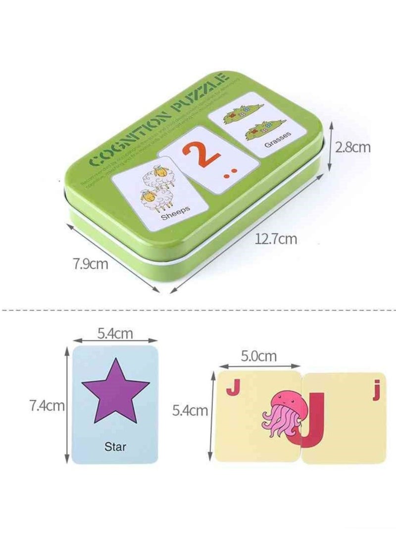 UKR UKR Educational Flash Cards Numbers – Learning Cards in Iron Box for Kids | Fun & Engaging Math Tool for Toddlers & Preschoolers | Number Learning Cards for Early Education & Skill Development - Image 2