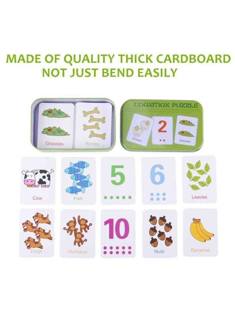 UKR UKR Educational Flash Cards Numbers – Learning Cards in Iron Box for Kids | Fun & Engaging Math Tool for Toddlers & Preschoolers | Number Learning Cards for Early Education & Skill Development - Image 5