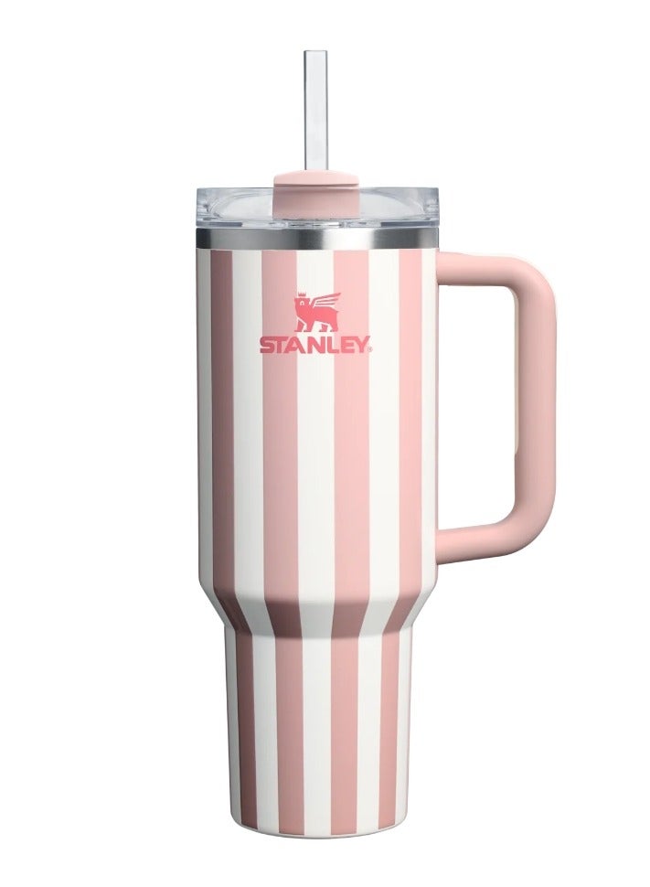 Stanley THE QUENCHER H2.0 FLOWSTATE TUMBLER 40 OZ Peach Whip Cabana Gloss - Image 1