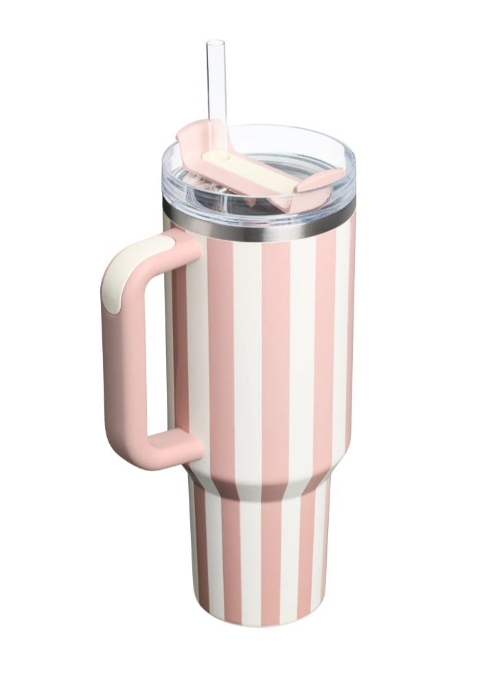 Stanley THE QUENCHER H2.0 FLOWSTATE TUMBLER 40 OZ Peach Whip Cabana Gloss - Image 2