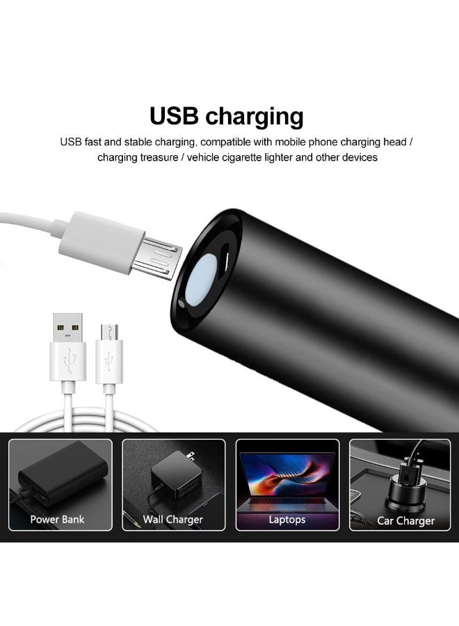 مصباح يدوي أسود للأشعة فوق البنفسجية 365 نانومتر متعدد الوظائف لمصادقة العملات المعدنية للكشف عن بول الحيوانات الأليفة واختبار عامل الفلورسنت - Image 5