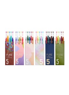 Kaco Pure Colored Gel Pens 30 Pieces Assorted Color Ink 0.5Mm Fine Point Aesthetic Pens For Journaling Cute Stationery School Office Supplies (30 Color Ink Assorted)  - Image 1