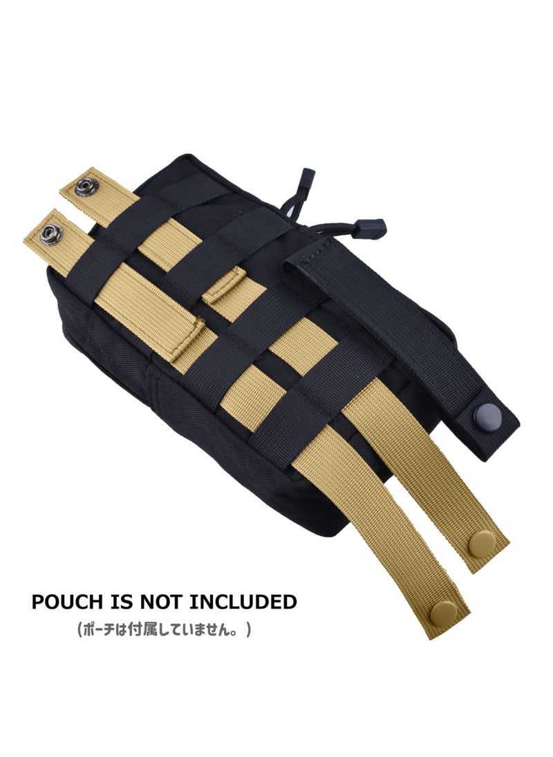 Y&D MOD Strap Tactical Molle Webbing 6 Inches ,Military Accessories,Heavy-Duty Military Accessories for Plate Carrier, Backpack, Panel, and Duty Belt (Black)  - Image 2