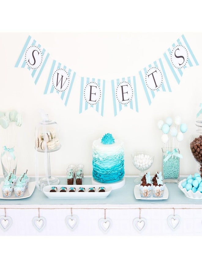 وولاين مجموعة أغطية كب كيك لحفلات استقبال المولود الجديد من والين، 36 قطعة، بطانات كب كيك على شكل دب أزرق، أكواب ورقية لطيفة على شكل دب صغير، حاملات كب كيك مزخرفة لحفلات أعياد الميلاد وحفلات استقبال المولود الجديد وحفلات الكشف عن جنس المولود، زينة الكيك. - Image 5