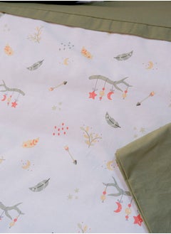 FUN MOMENT Baby Bed Braided Bassinet with Quilt, Pillow and Sheet  - Image 2