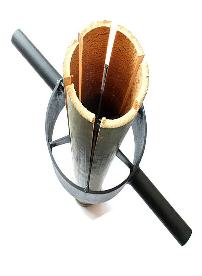 WANLIAN Bamboo Splitter 6 Cut;Made of Steel.A Tool for Dividing Bamboo Into 6 Pieces Evenly (large Size 6Cuts) - Image 1