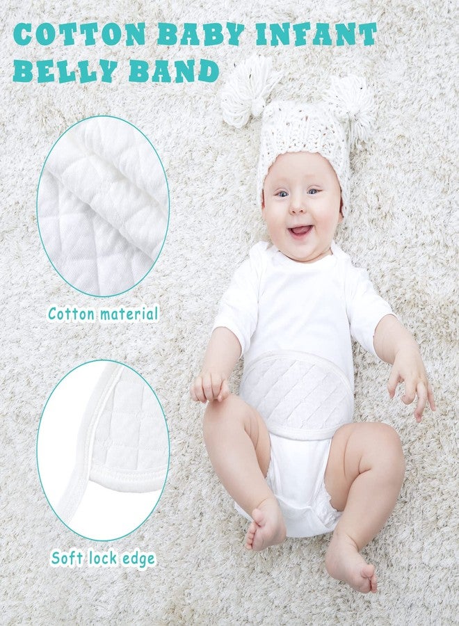 Giegxin 8 Pcs Baby Belly Band Newborn Belly Button Wrap Umbilical Cord Care Soft Infant Button Band Comfort Navel Belt for Abdomen Protection Babies 0 to 12 Months - Image 4