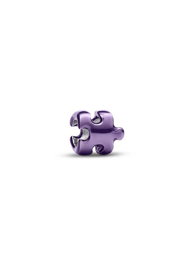 Purple Puzzle Piece Mini Charm