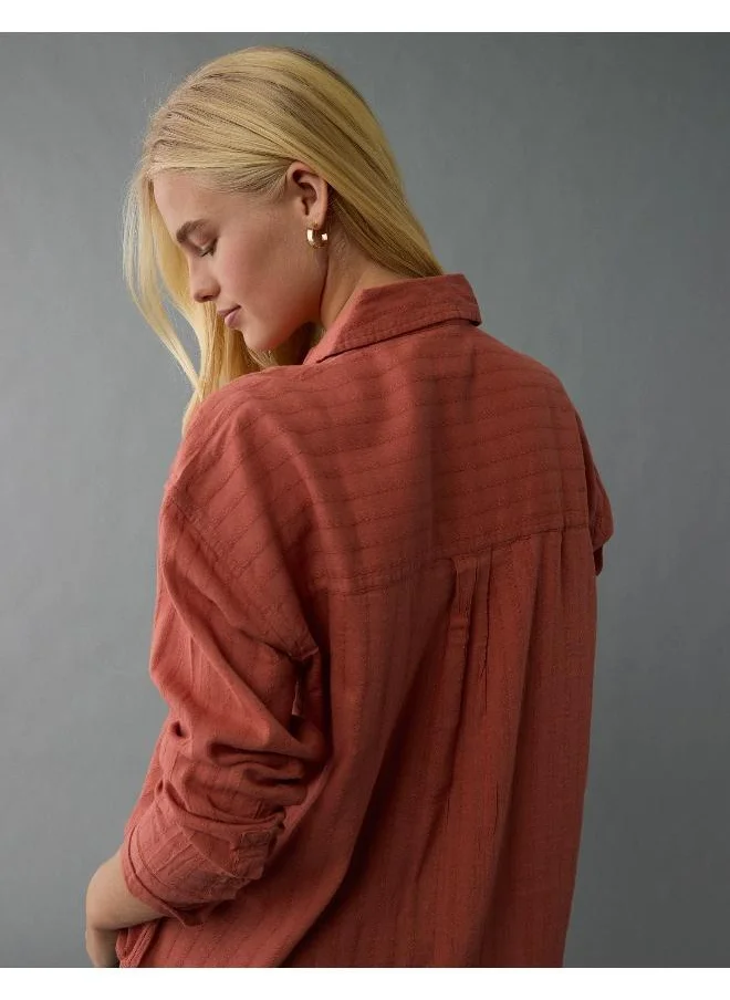 American Eagle AE Perfect Button-Up Shirt
