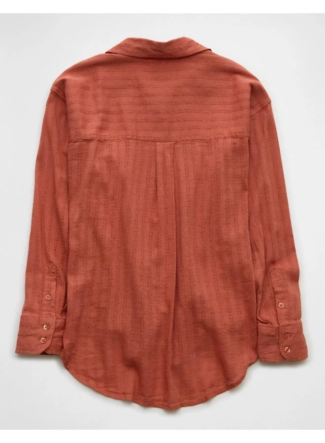 American Eagle AE Perfect Button-Up Shirt