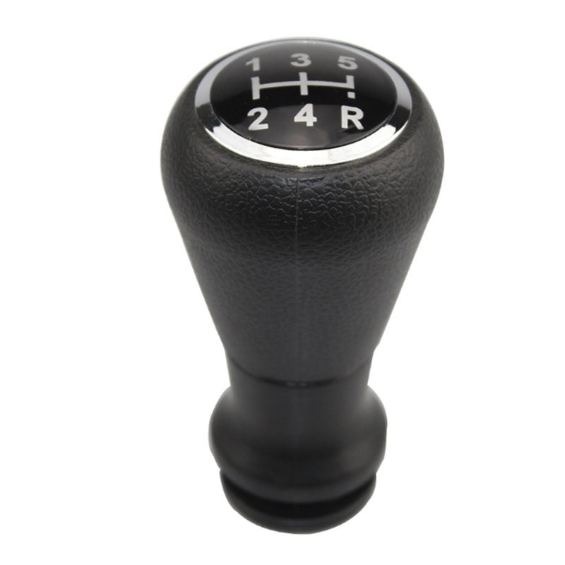 Gear Shift Knob: Black Premium Plastic - Durable Comfortable 5 Speed Gear Shift Knob Head for Citroen Peugeot 206 207 307 Car Replacement - Image 2