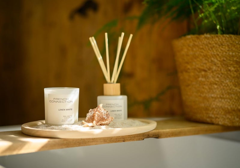 French Connection Pastel Collection Scented Reed Diffuser & Candle Gift Set - Image 2