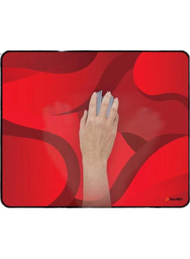 Daryo Dareu High-Density Fiber Fine Surface Professional Gaming Mouse Pad, Large Size 480*400*4Mm, Office Computer Desk Pad, Pe-T484 Red - Image 2
