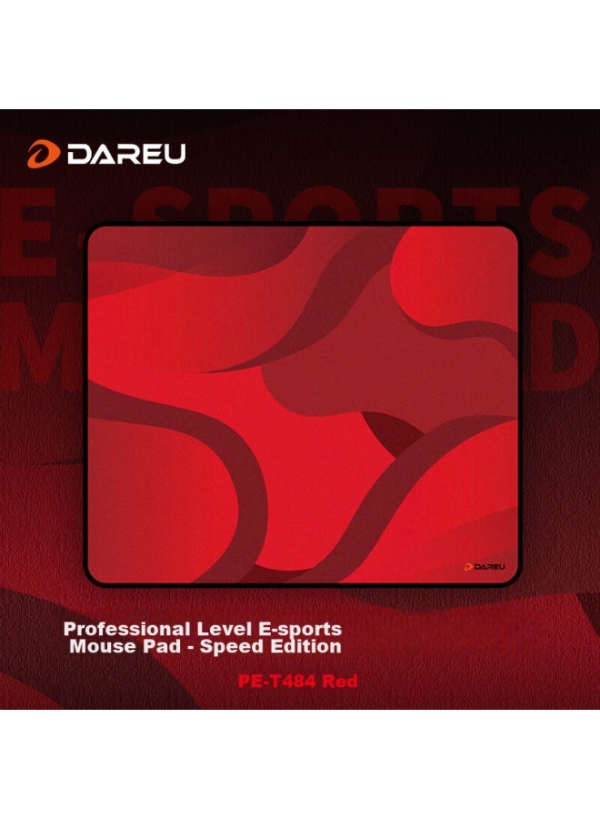 Daryo Dareu High-density Fiber Fine Surface Professional Gaming Mouse Pad, Large Size 480*400*4mm, Office Computer Desk Pad, Pe-t484 Red - Image 1
