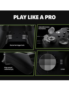 Neutral Xbox Elite Series 2 Core Wireless Gaming Controller – Black – Xbox Series X|S, Xbox One, Windows PC, Android, and iOS  - Image 4