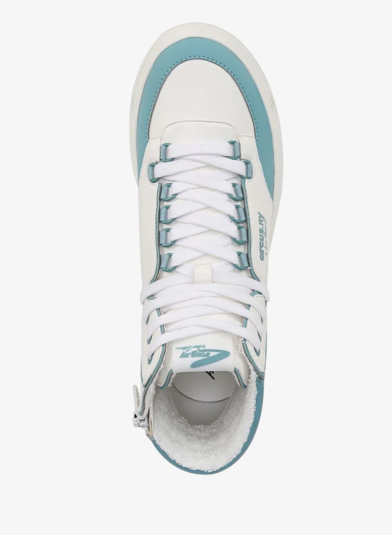 Sam Edelman WHITE/BLUE Irving High Top Sneaker for Women | Best Price UAE