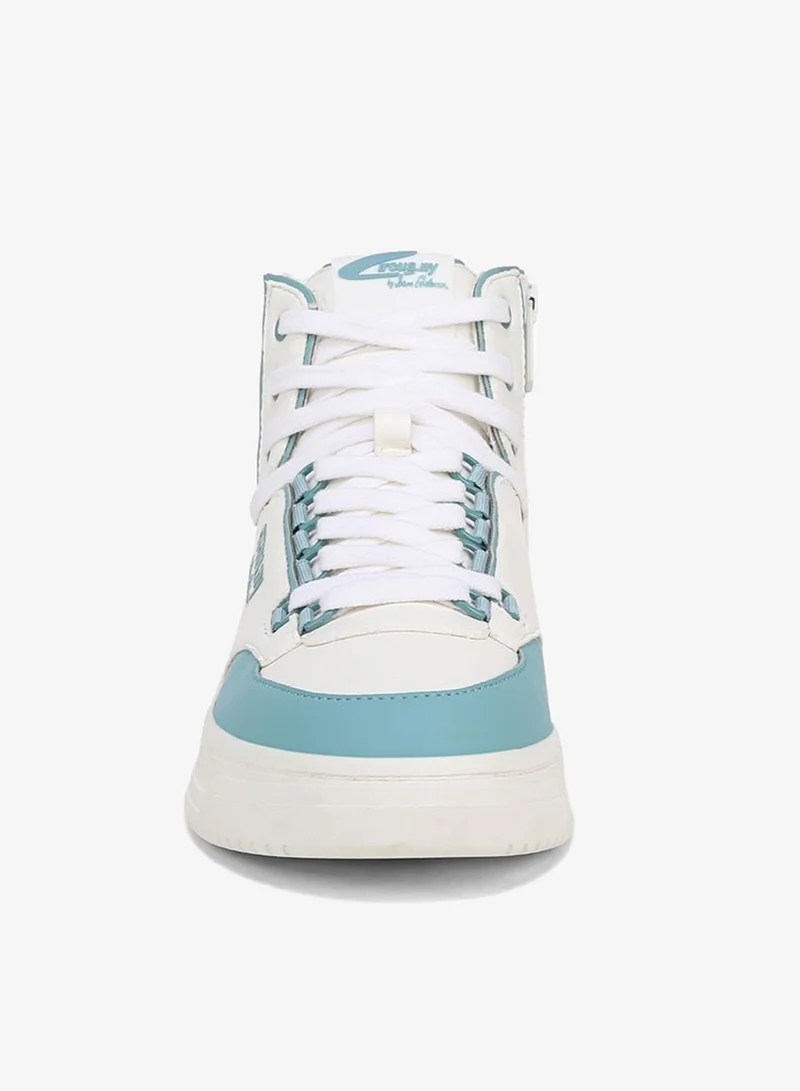 Sam Edelman WHITE/BLUE Irving High Top Sneaker for Women | Best Price UAE