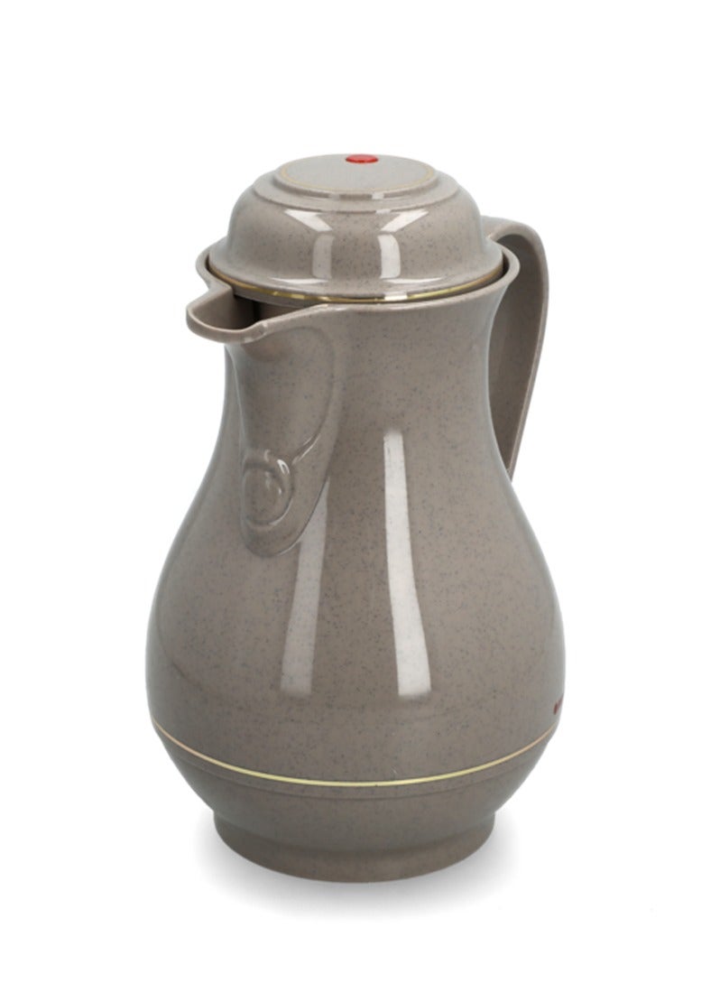 ROTPUNKT Glitter Effect Hot and Cold Vacuum Jug Grey 1 Liter - Image 4