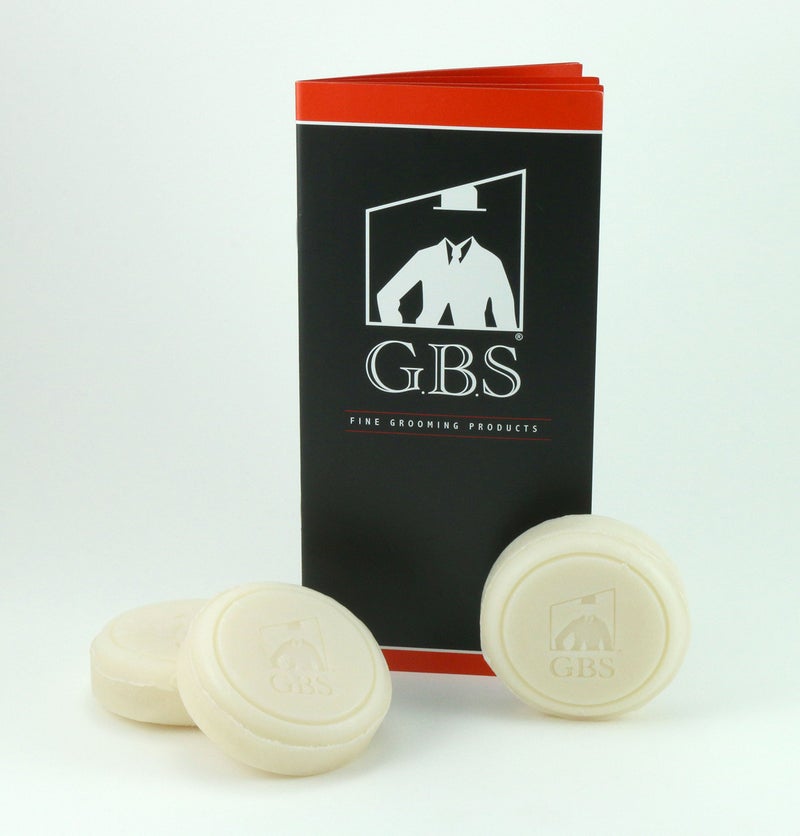 G.B.S GENTS 97% All Natural Shave Soap Set for Men, Cedar & Pine, Sandalwood, Bay Rum, Pack of 3 - Image 2