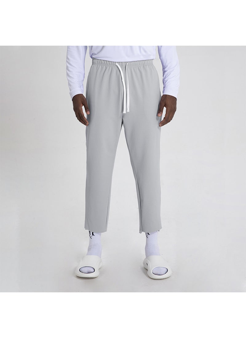 Generic - Casual Basketball Sweatpants Mens Nine Points Light gray - Image 1