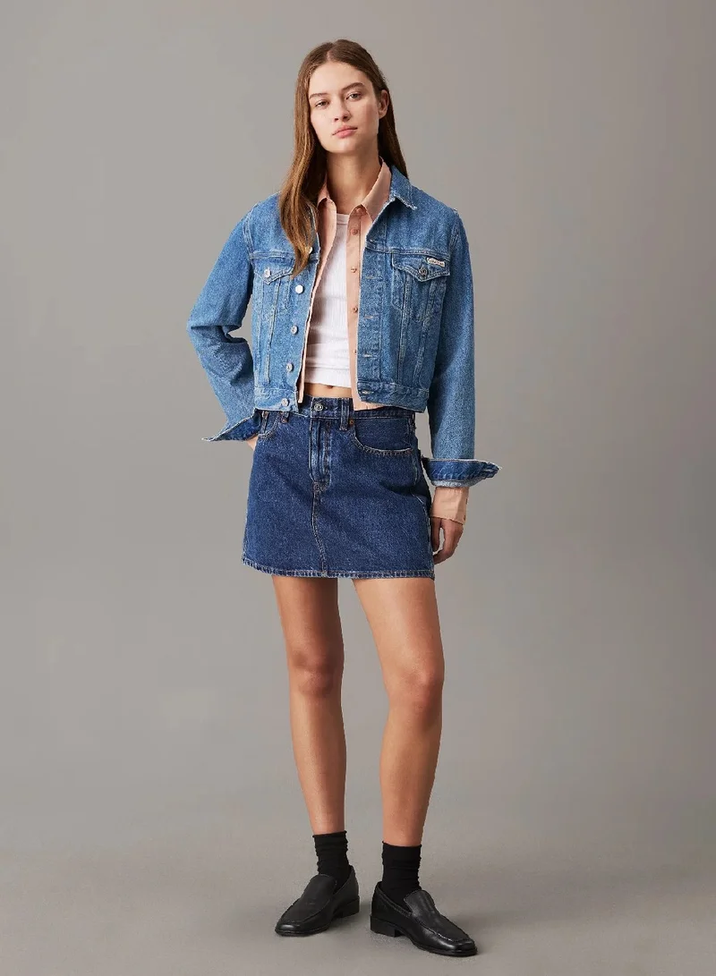 Calvin Klein Jeans Cropped 90's Denim Jacket