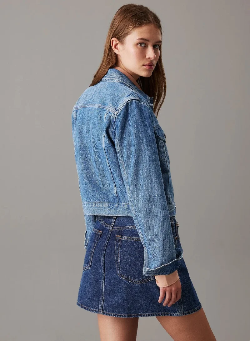Calvin Klein Jeans Cropped 90's Denim Jacket