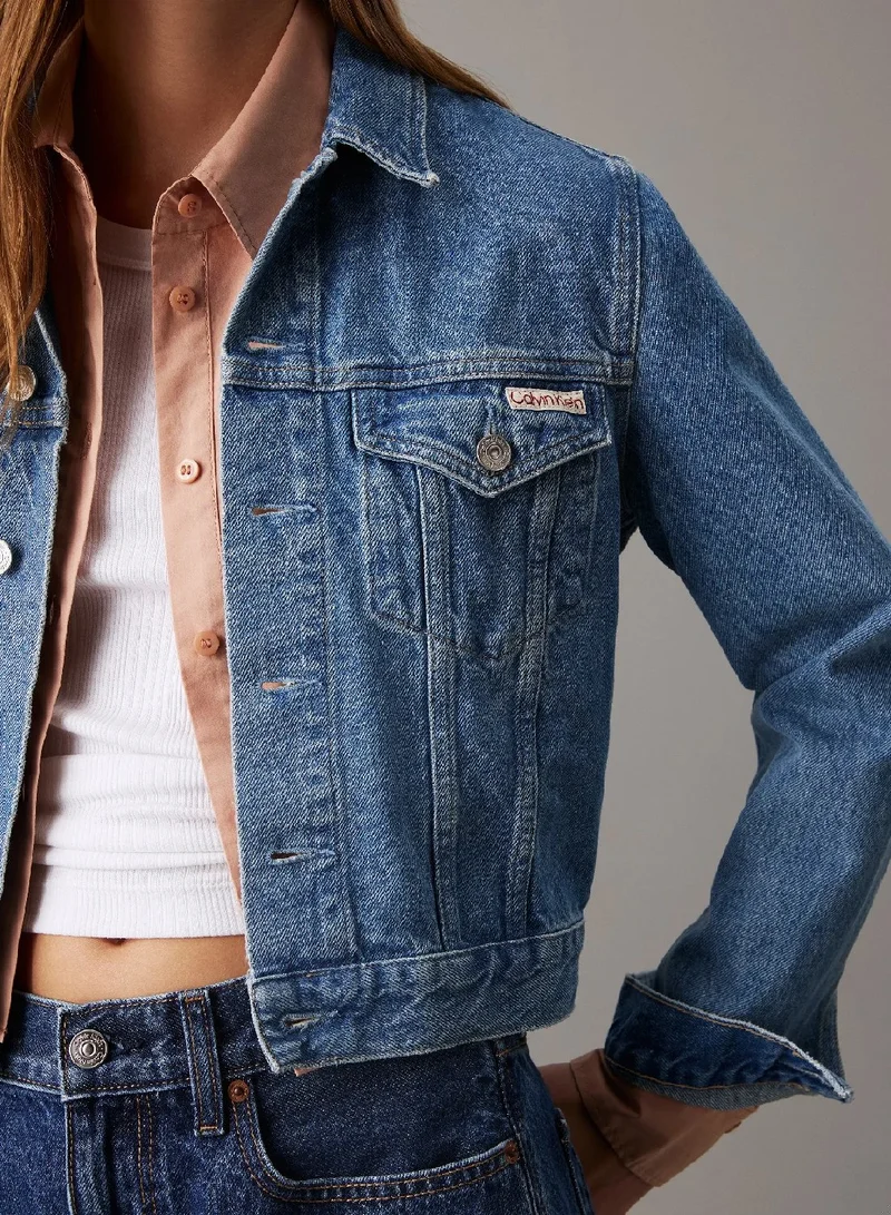 Calvin Klein Jeans Cropped 90's Denim Jacket